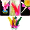 Badminton Shuttlecocks 2pcs China kick shuttlecock Fitness Entertainment Footbal Foot Kick Fancy Goose Feather Shuttlecock For Physical Exercise 230413