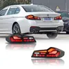 Car Modified Taillights For 5 series G30/G38 20 17-2022 LED Lights Dragon Scale Style Turn Signal Running Lights