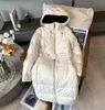 Veste d'hiver en duvet pour femme, Parka à capuche de raton laveur, manteau épais et chaud, Sport de plein air, noir, 2023