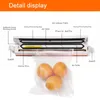 Other Kitchen Tools Electric Food Vacuum Sealer Packaging Machine For Home Including 15pcs Saver Bags Commercial Sealing 231114