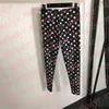 Dot Print Yoga Tankbroek Set Vrouwen Sexy Sling Vest Hoge Taille Jogging Legging Zomer Outdoor Sport Fitness Outfit