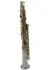 Saxofone soprano de marca japonesa S-9930 (W030), chave G alta de cobre antigo com todos os acessórios, envio rápido