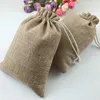 Sieraden Zakjes 10 14 Cm 1000 Stuks Trekkoord Zak Gift Bags Jute Verpakking Display Bruiloft Verpakking Reizen Opbergtas