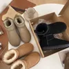 Women Snow boots Boot tasman australia martin Platform Matte Fur Antilope Chestnut Sand Suede Wool Comfort Winter Designer Ankle Booties Warm and comfortable