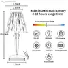 Bordslampor Tabell USB Diamond Touch Battery Desk Lamp Bar Light Restaurant Lamp LED Night Light R231114