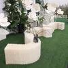 decoration Event party stage decoration back drops supplies white flower backdrop stand wedding Paper Versatile Folding Display Stand Flower Dessert Show Table