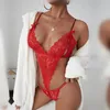 Feminino feminino feminino solto de roupas íntimas sexy lacta imprimida lingerie transparente Conjunto