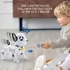 Electric/RC Animals RC Robot Electronic Stunt Dog Toy Remote Control Intelligent Animal Pets Programmable Music Song Kids Toys For Boys Girl Gift Q231114