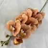 装飾花の結婚式の装飾人工3D印刷蘭の花の枝シミュレーション緑の植物バルコニーガーデンの装飾偽のラン