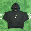 Hoodies masculino moda ess designer capuz testado sensação de Deus temporada main Linha principal 7 flocking imprimindo suéter neblina casal solo solto solto