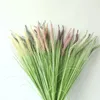 Decorative Flowers 5 Head Artificial Plants Flower European Grain Ear Bouquet With Grass Fake Home Wedding Christmas Decoration