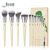 Ferramentas de maquiagem Brushes Jessup Definir fundação sintética premium em pó ângulo de mistura de sombra de obra de olho de oldado Duo Brush T327 230413