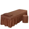 Pad Mattress Pad 5 Sizes Bed Cover ONLY Beauty Salon Massage Table Sheet Skirt Skin Friendly SPA Funda Camilla 230414