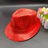 Nowy występ sceniczny Sequin Hat Dziecięcy występ taneczny występ Jazz Hat Adult Men's and Women's Party Festival Gift