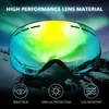 Skibrille PHMAX Doppelschichten UV400 Antifog-Brille Skimaske Männer Frauen Schnee Pro Wintersport 231114