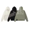 Mens Essent Hoodie 레저 패션 트렌드 디자이너 Hoody 세트 캐주얼 오버 크기의 풀 오버 Long Men