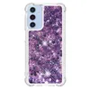 Custodie antiurto liquide per Google Pixel 8 Pro 8A 7A Huawei Honor 90 Lite Xiaomi 13T 13 POCO F5 Heart Love Airbag Trasparente Quicksand Bling Glitter Soft TPU Copertura a quattro angoli