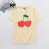 Moda feminina camiseta de luxo carta manga curta sênior masculino verão camiseta qualidade respirável puro algodão topo plus size