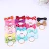 Armilhas para cães Armilhas para cães de estimação Bandas Trepe Borracha Topknot Bowknot Banda Banda Acessórios de cachorro de cachorro Pets Ties Bow Gifts Decor Holidays Férias