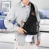 Bolsas ao ar livre de nylon de ombro masculino Pacote de cintura sling saco de crossbody esportes peito diário de piquenique para piquenique mensageiro