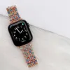 Apple Watch Band Ultra 49mm 45mm 41mm 40/44mm 42mm Glitter Metal Kayış Pırlanta Koruyucu Kılıf Iwatch Serisi 9 8 7 6 5 4 SE