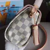 2023 High quality Shoulder Bag woman handbag designer Grey and white check bag