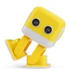 Electric/RC Animals WL Toys Cubee Mini RC Intelligent Robot Boy Smart Bluetooth Speaker Musical Dancing Programmering Machine Gest Control Led Face 230414