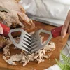 Наборы наборов посуды из нержавеющей стали с деревянной ручкой Sharp Barbecue Forks Измельчение обработки грудинка