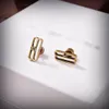 Donne di lusso lettera BB orecchini a bottone designer di marca Earing gioielli di moda metallo cristallo orecchino di perla cjeweler per il regalo delle donne ohringe 90