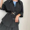 Belts Triangle Belt Women's Decorative Elastic Dress Sweater Set Simple Black Brown Multi Functional Fashion