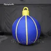 Fantastic Hanging Giant Inflatable Christmas Baubles Artificial Lamp Bulb Air Blow Up Ceiling Ornaments Suspended Ball With LED Light For Event