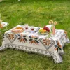 Koce na zewnątrz piknik koc kemping boho sofa okładka rzut koc bohemian kratę koc do sofy stół stół okołą