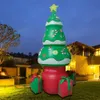 Christmas Decorations 6693 Inch Inflatable PVC Tree LED Glowing Green Yard Holiday Gift Bag 231113