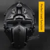 Tactical Helmets Full Face Helmet Multifunctional Hunting Riding Motorcycle Racing Water Ball Paintball Toe Cap Bulitin Fan 231113