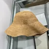 Wide Brim Hats Raffi Straw Hat For Women Sunhat Summer Sun Protection Beach Large Foldable Female