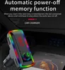 Colorful Light 2 USB 3.1A Fast Charging Support Usb Flash Drive TFCard FM Transmitter Car Mp3 Player BT Car Kit