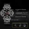 Montres-bracelets hommes montres mode luxe hommes noir en acier inoxydable Quartz montre-bracelet homme affaires décontracté en cuir montre relogio masculino 231114