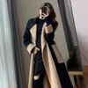 Womens Wool Blends Women Women Overcoat Color Match Doublebreasted Winter Coat Mid Length Lenterddended Lowerdown Lady Lady to Matring 231114