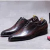 Мужские модельные туфли из натуральной кожи ручной работы, офисные, свадебные, деловые, весенне-осенние, мужские оксфорды, формальные, роскошные, больших размеров