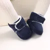 Chaussures en coton pour bébés, premiers pas, avec semelle souple d'hiver en peluche, antidérapantes pour garçons et filles