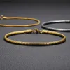 Kościa 1/1,5/2/3 mm szerokość okrągła łańcuch łańcucha węża bransoletka Bransoletka łańcuchowa stali nierdzewnej dla kobiet mężczyzn DIY biżuteria