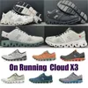 High Quality Running shoes cloud X 2023 Casual shoes Cloudnova Form shoes black alloy grey Aloe Storm Blue Sports 36-45