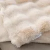 Filtar lyxiga mjuka faux päls kast filt fuzzy plysch sängäcke på sängen rutig soffa täcker filtar och kast för vardagsrum sovrum 231113