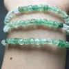 Bracelets à maillons Cube d'aventurine verte naturelle, mode de guérison personnalisé pour hommes et femmes, bijoux en pierres précieuses, cadeau pour amoureux, 1 pièce