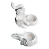 Bougeoirs rétro européen Lucky Elephant Tea Light Holder Candlestick Favor Decor G2AB