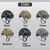 Helmets de esquí táctico casco rápido del ejército militar CS Juego CS Al aire libre Hunting Shooting Pintball Head Gear 231113