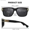 Sunglasses JIM HALO Polarized Sunglasses for Men Women Classic Retro Square Sun Glasses for Driving Fishing UV400 ProtectionL231114