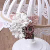 Hair Accessories Baby Girls Headbands Bows Stretchy Nylon Hairbands For Born Infant Flower Pearl Elastic Band Wraps