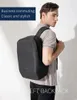 Backpack Kingsons 180 stopni Otwarty antykradzież Mężczyźni 15,6 cali laptopa z USB Wodoodporne torba szkolna dla studentów dla studentów chłopców