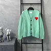 AMIs Amisweater Parijs vest trui heren dames trui AM I Frankrijk ontwerper borduurwerk hart liefde Coeur zweet gebreide trui hoodies Amiparis